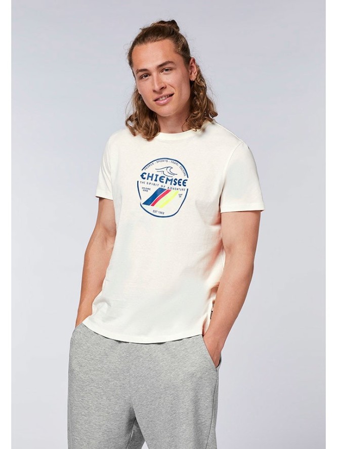 Chiemsee Koszulka "Alinos" w kolorze kremowym rozmiar: XL