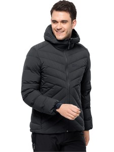 Jack Wolfskin Kurtka puchowa "Athletic" w kolorze antracytowym rozmiar: XXL