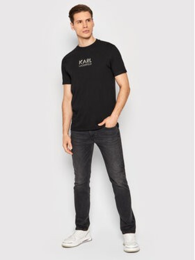 KARL LAGERFELD Jeansy 265840 500899 Czarny Regular Fit