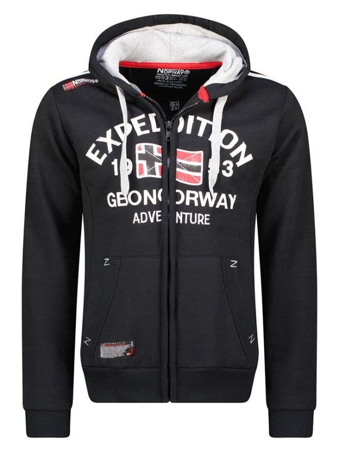 Geographical Norway Bluza "Flag" w kolorze czarnym rozmiar: XL