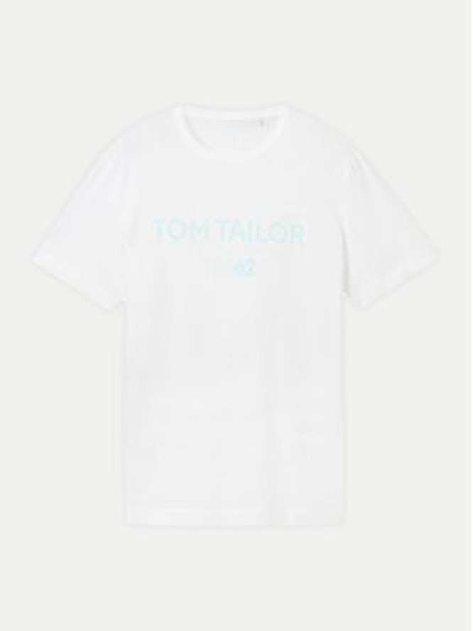 Tom Tailor T-Shirt 1041871 Biały Regular Fit