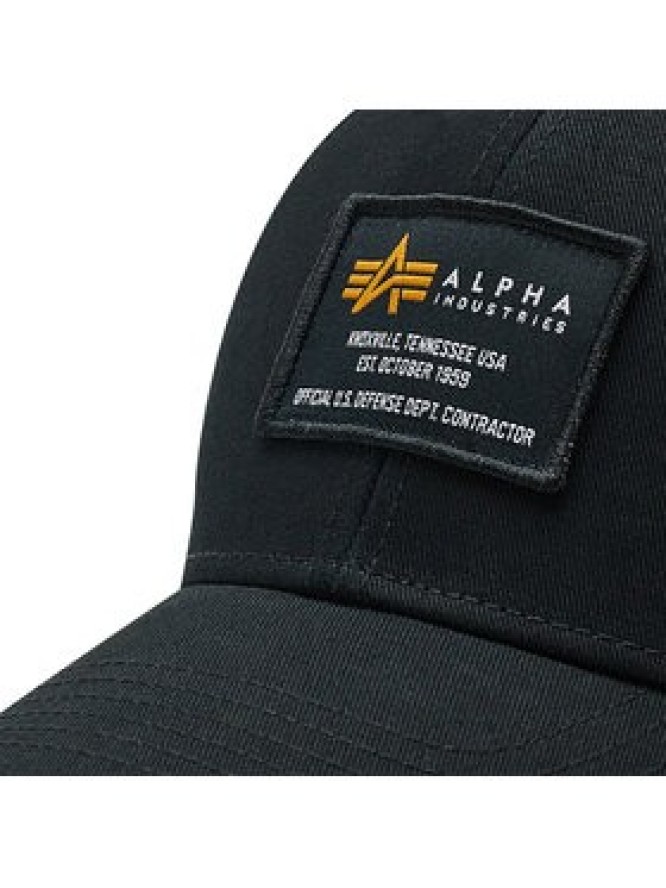 Alpha Industries Czapka z daszkiem Crew Camp 128934 Czarny