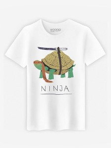 WOOOP Koszulka "Ninja Turtle" w kolorze białym rozmiar: XXL