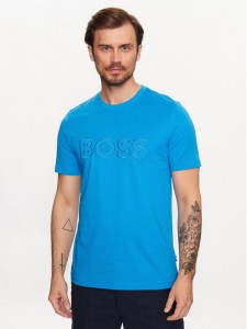 Boss T-Shirt 50486200 Niebieski Regular Fit