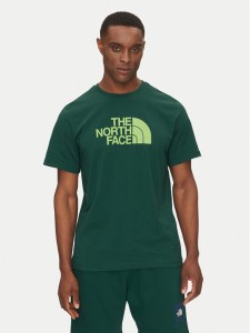 The North Face T-Shirt Easy NF0A8A6C Zielony Regular Fit