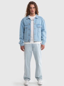 Kurtka męska jeansowa z linii Authentic niebieska Eddy 253