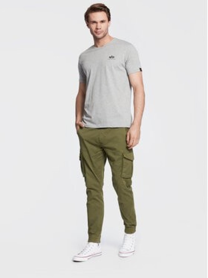 Alpha Industries T-Shirt Basic 188505 Szary Regular Fit