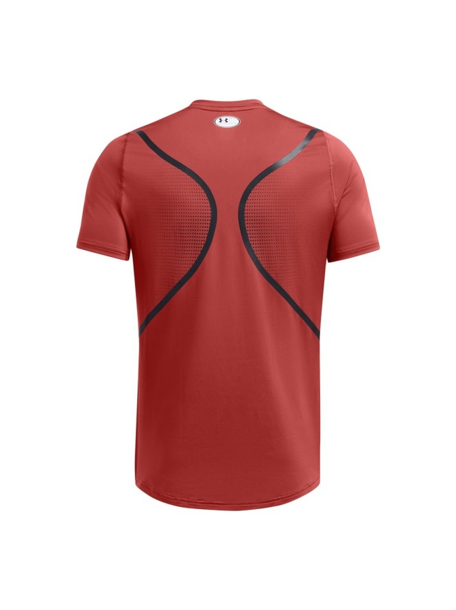 Koszulka treningowa męska Under Armour UA Hg Armour Ftd Graphic Ss - czerwona