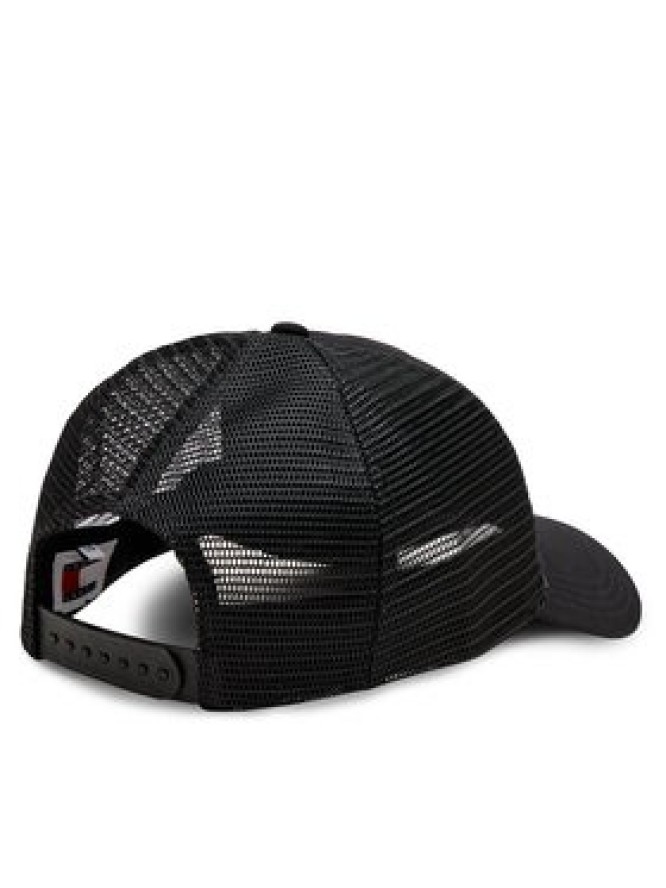 Tommy Jeans Czapka z daszkiem Tjm Elongated Flag Trucker Cap AM0AM12425 Czarny