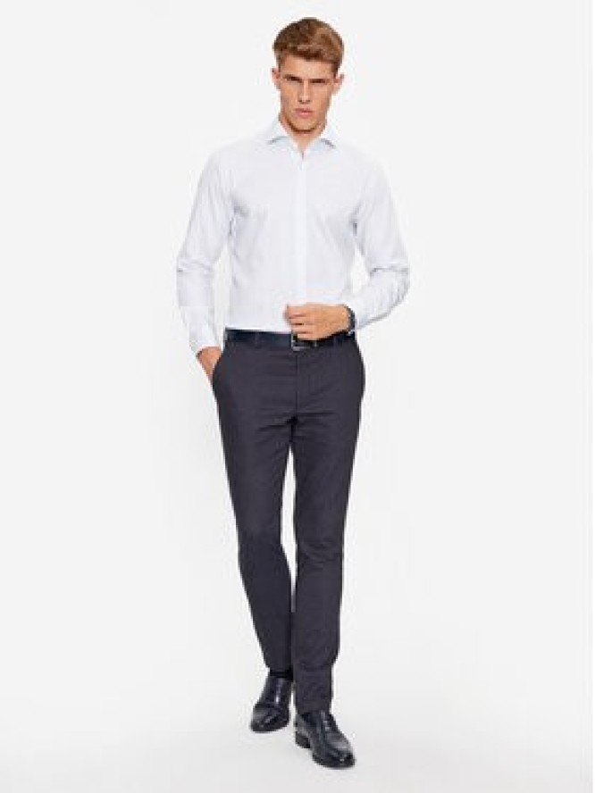 JOOP! Koszula 30038886 Biały Slim Fit