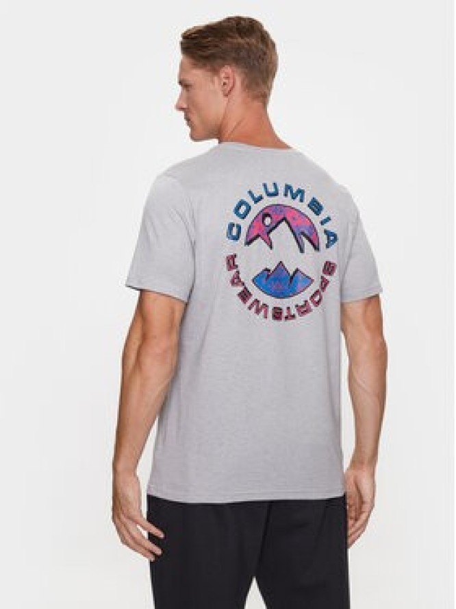 Columbia T-Shirt Rapid Ridge™ Back Graphic Tee II Szary Regular Fit