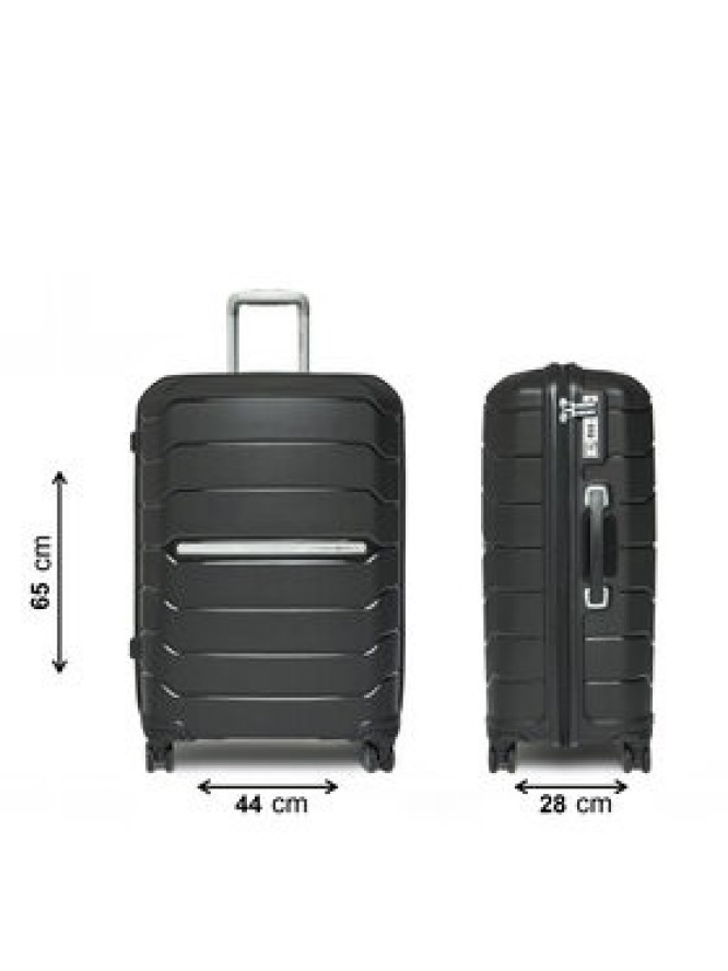 Samsonite Walizka średnia Flux 88538 1041 1INU Czarny