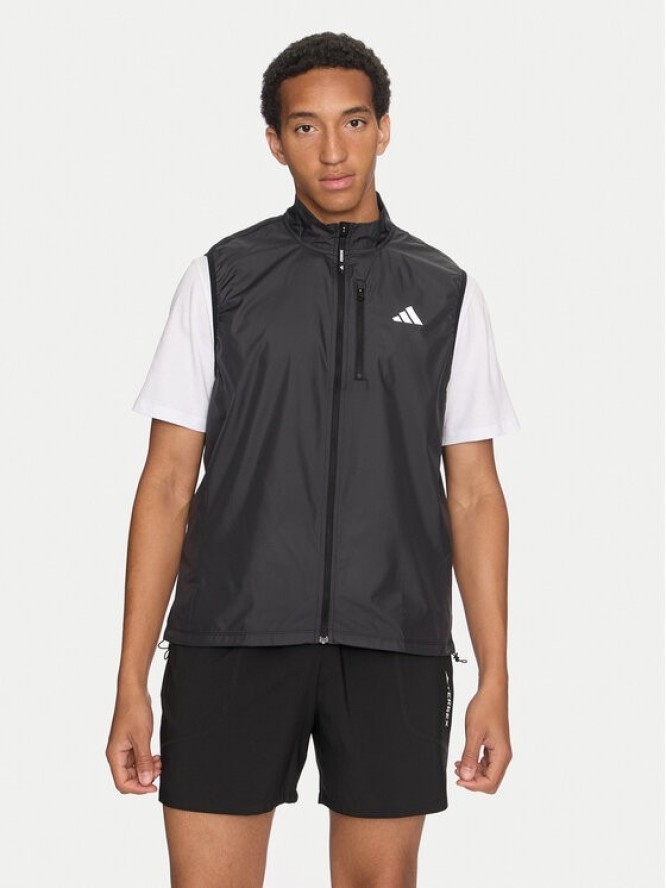 adidas Kamizelka Own the Run IN1493 Czarny Slim Fit