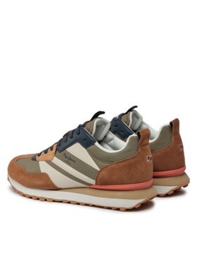 Pepe Jeans Sneakersy Foster Heat M PMS60012 Brązowy