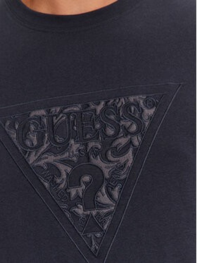 Guess Longsleeve M4BI53 KCHA1 Granatowy Regular Fit