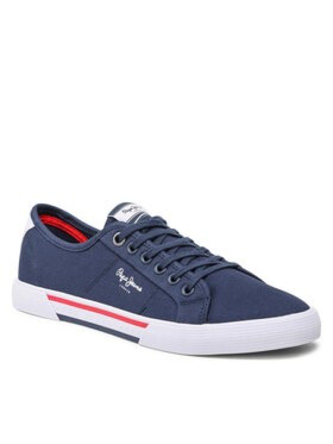 Pepe Jeans Tenisówki Brady Men Basic PMS30816 Granatowy