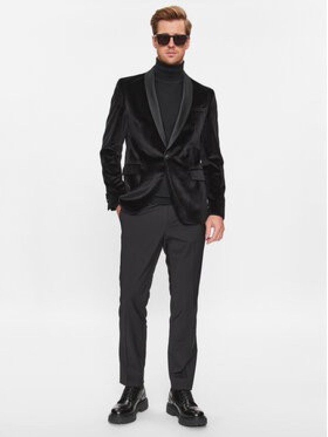 KARL LAGERFELD Marynarka 155250 534000 Czarny Slim Fit