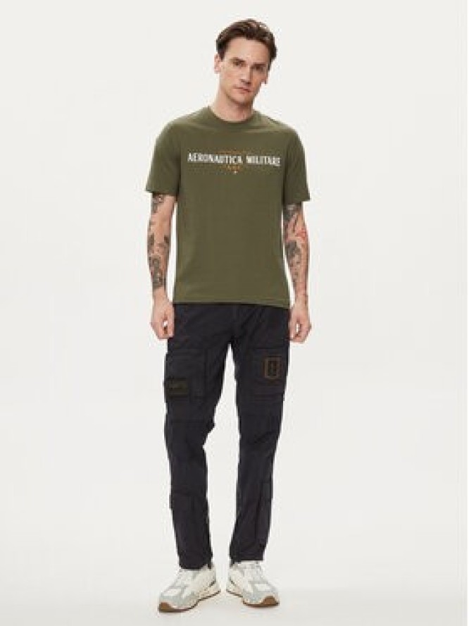 Aeronautica Militare T-Shirt 241TS2218J641 Khaki Regular Fit