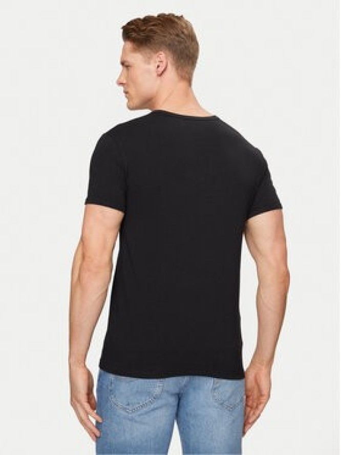Versace Komplet 2 t-shirtów AU10193 Czarny Slim Fit