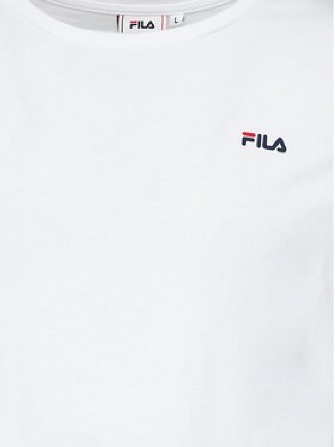 Fila Komplet 2 t-shirtów FAM0083 Biały Regular Fit