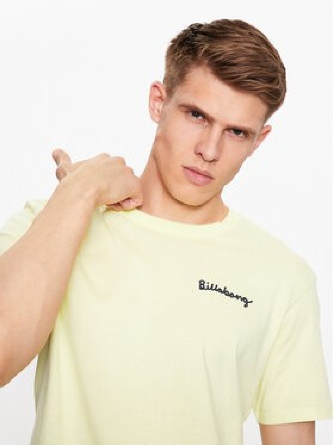 Billabong T-Shirt Shine ABYZT01732 Żółty Regular Fit