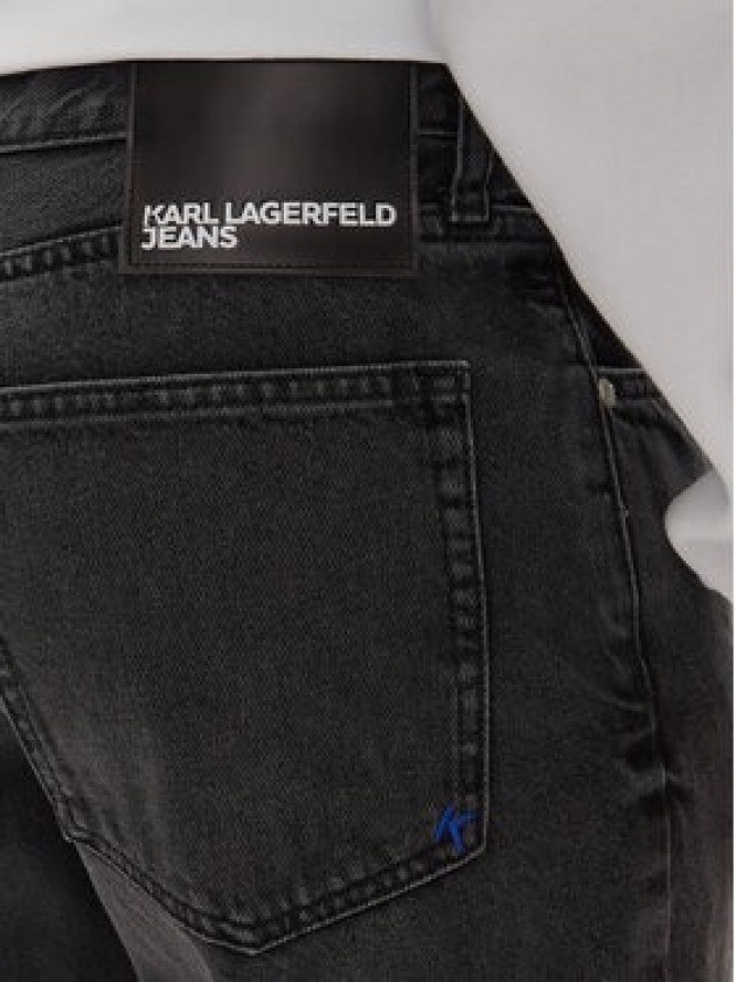 Karl Lagerfeld Jeans Jeansy 240D1100 Szary Straight Fit