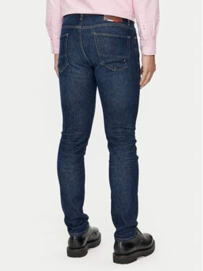 Tommy Hilfiger Jeansy Bleecker MW0MW35717 Granatowy Slim Fit