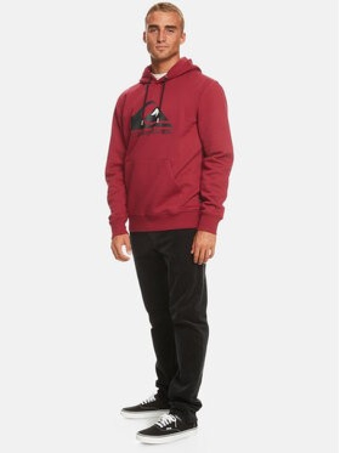 Quiksilver Bluza Biglogo Otlr EQYFT04450 Czerwony Regular Fit