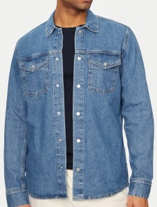 Pepe Jeans Koszula jeansowa PM308584 Niebieski Regular Fit