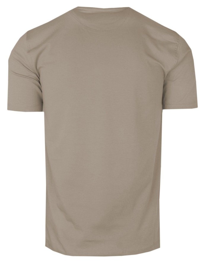 Męski T-Shirt z Nadrukiem - QUICKSIDE - Khaki