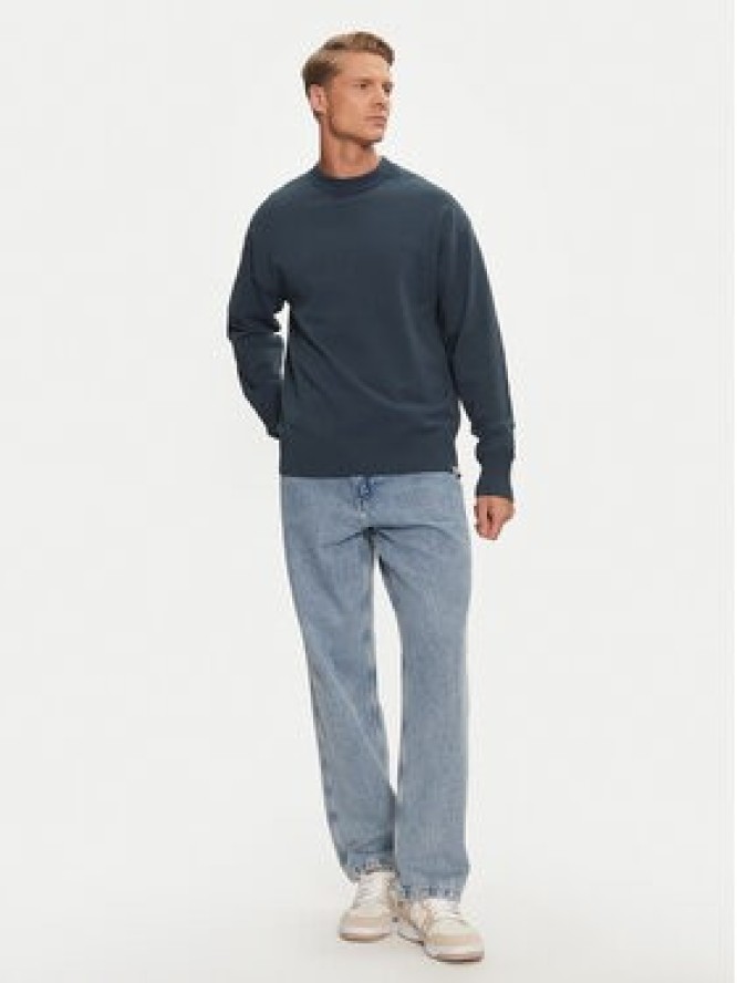 Jack&Jones Sweter Collective 12251556 Granatowy Relaxed Fit