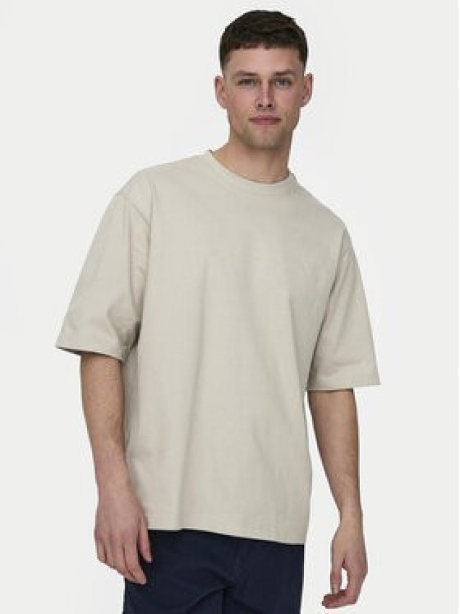 Only & Sons T-Shirt 22028766 Szary Relaxed Fit