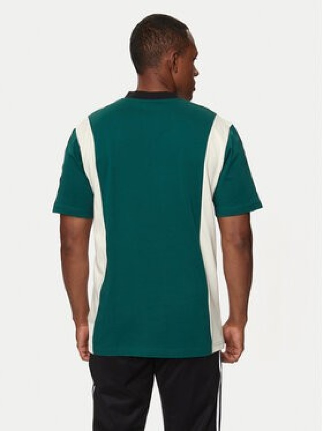 adidas T-Shirt Archive Panel IS1406 Zielony Regular Fit