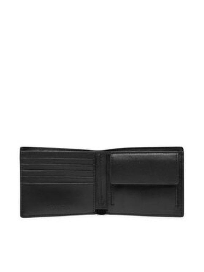 Calvin Klein Duży Portfel Męski Ck Refined Bifold 5cc W/Coin K50K512700 Czarny