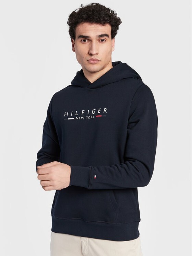 Tommy Hilfiger Bluza New York MW0MW29301 Granatowy Regular Fit