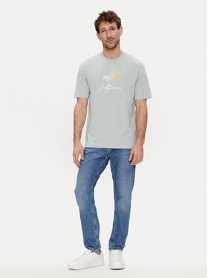 Jack&Jones T-Shirt Casey 12255238 Zielony Standard Fit