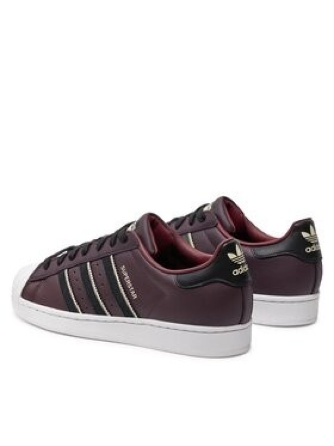 adidas Sneakersy Superstar Shoes HP2856 Bordowy