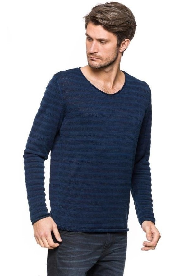 MĘSKI SWETER TOM TAILOR INDIGO SWEATER 3019542.00.12 COL. 6889