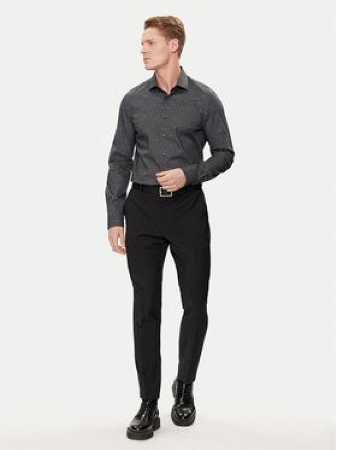 Michael Kors Koszula MK0DS01290 Zielony Slim Fit