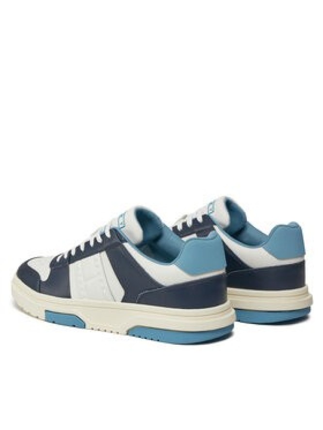 Tommy Jeans Sneakersy Tjm Leather Cupsole 2.0 EM0EM01283 Granatowy