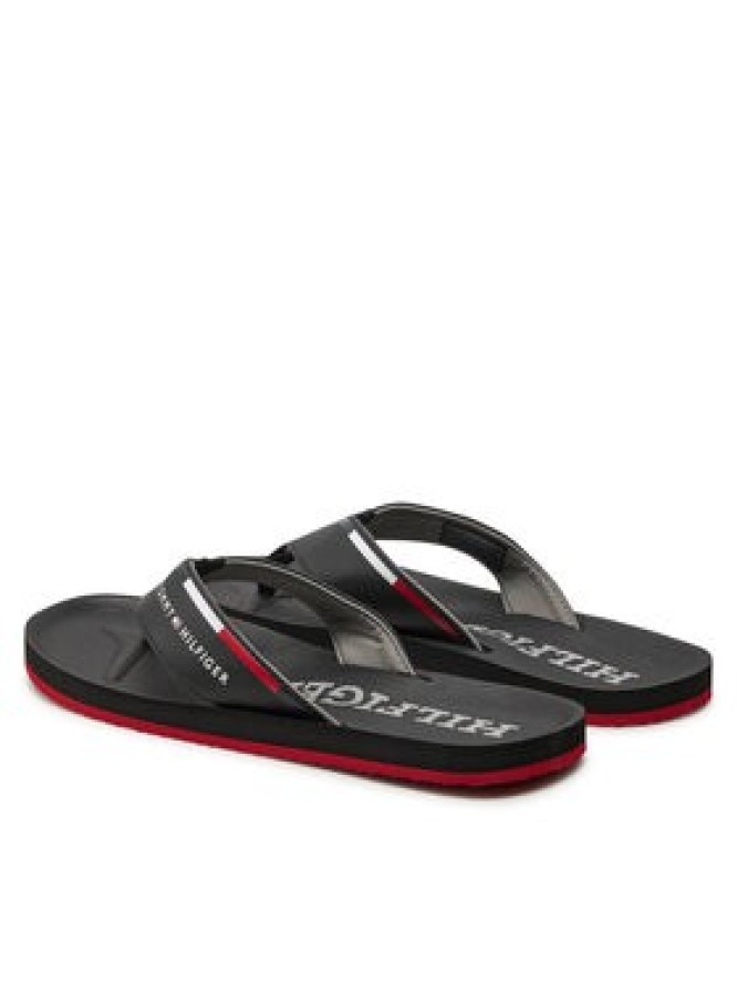 Tommy Hilfiger Japonki Comfort Hilfiger Beach Sandal FM0FM05096 Czarny