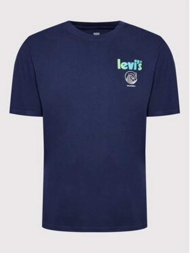 Levi's® T-Shirt Surf Club 16143-0625 Granatowy Relaxed Fit
