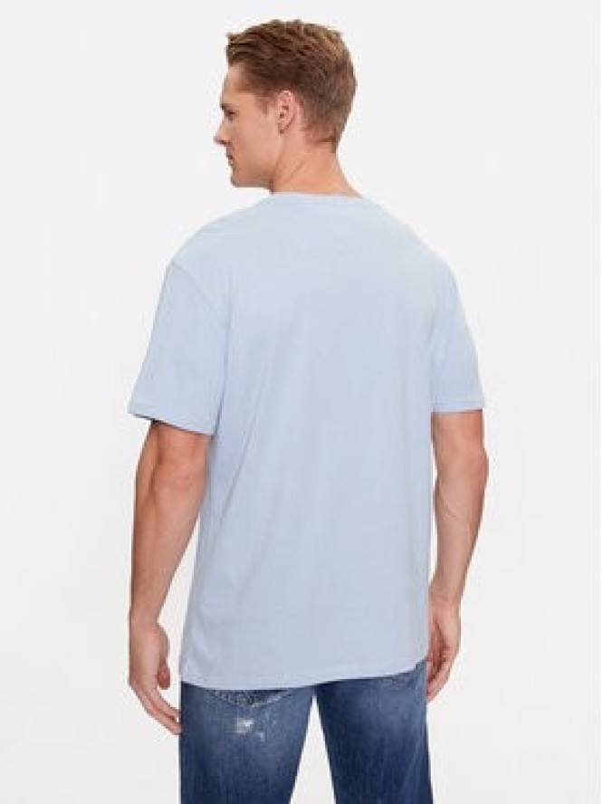 Tommy Jeans T-Shirt Small Flag DM0DM17714 Niebieski Classic Fit