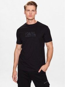 KARL LAGERFELD T-Shirt 755060 532241 Czarny Regular Fit