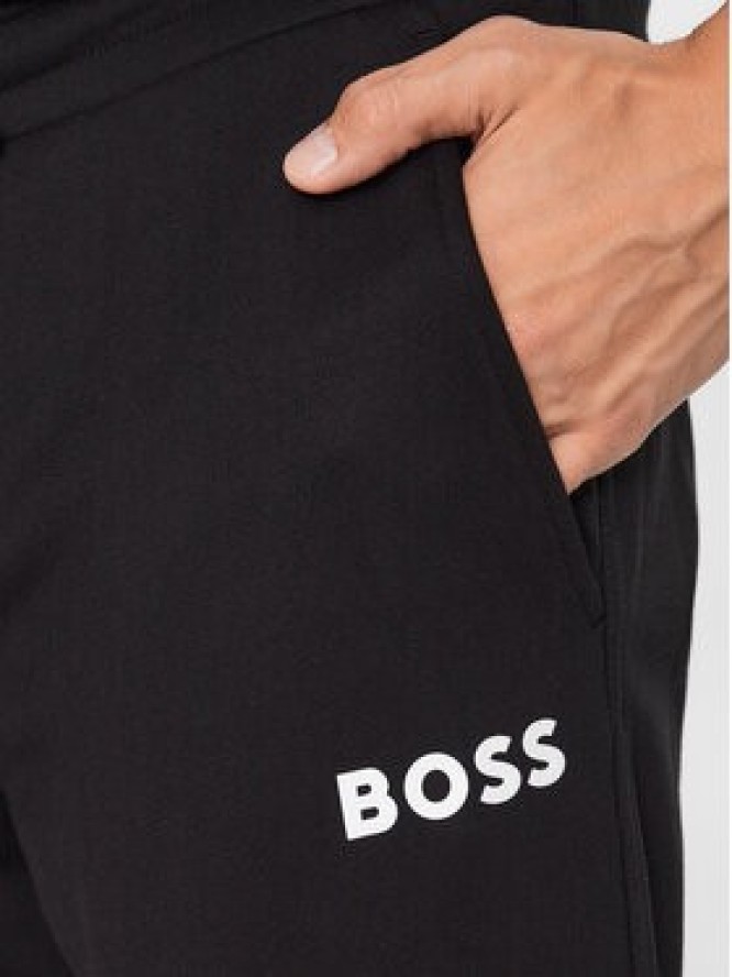 Boss Spodnie dresowe 50486640 Czarny Oversize