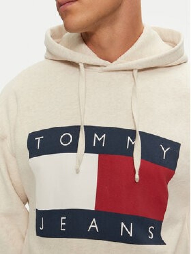 Tommy Jeans Bluza DM0DM20591 Beżowy Relaxed Fit