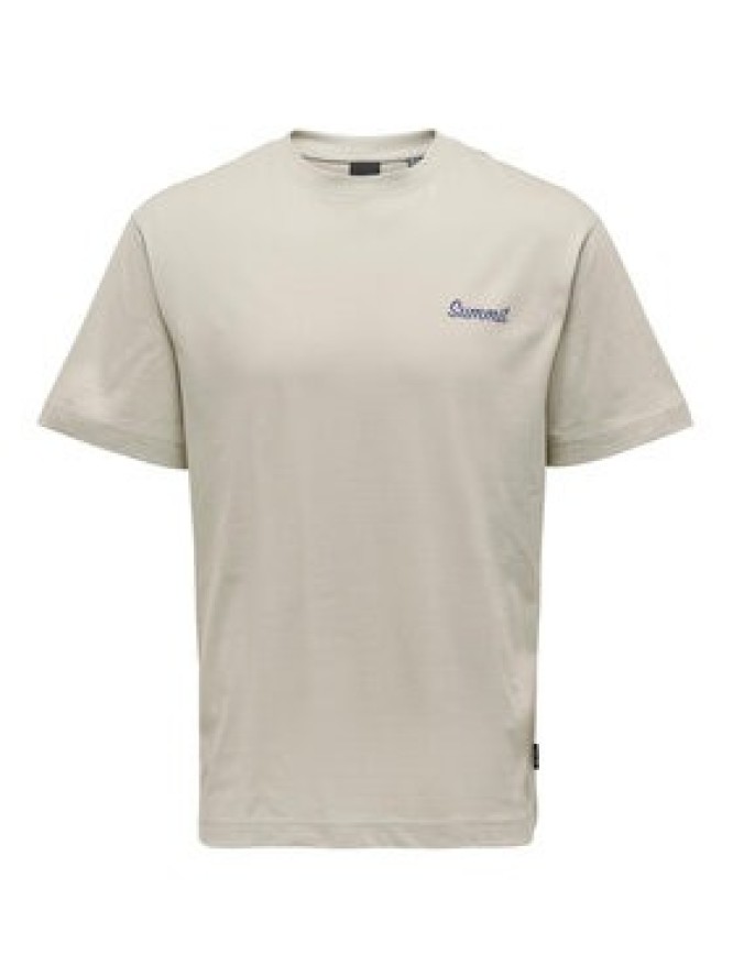 Only & Sons T-Shirt 22026424 Beżowy Relaxed Fit