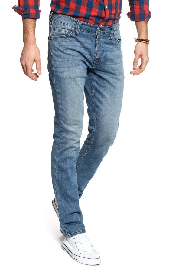 SPODNIE MĘSKIE MUSTANG Jeans Vegas Slim Fit Mid Blue 1007753 5000 313