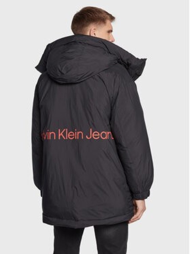 Calvin Klein Jeans Kurtka zimowa J30J321907 Czarny Relaxed Fit