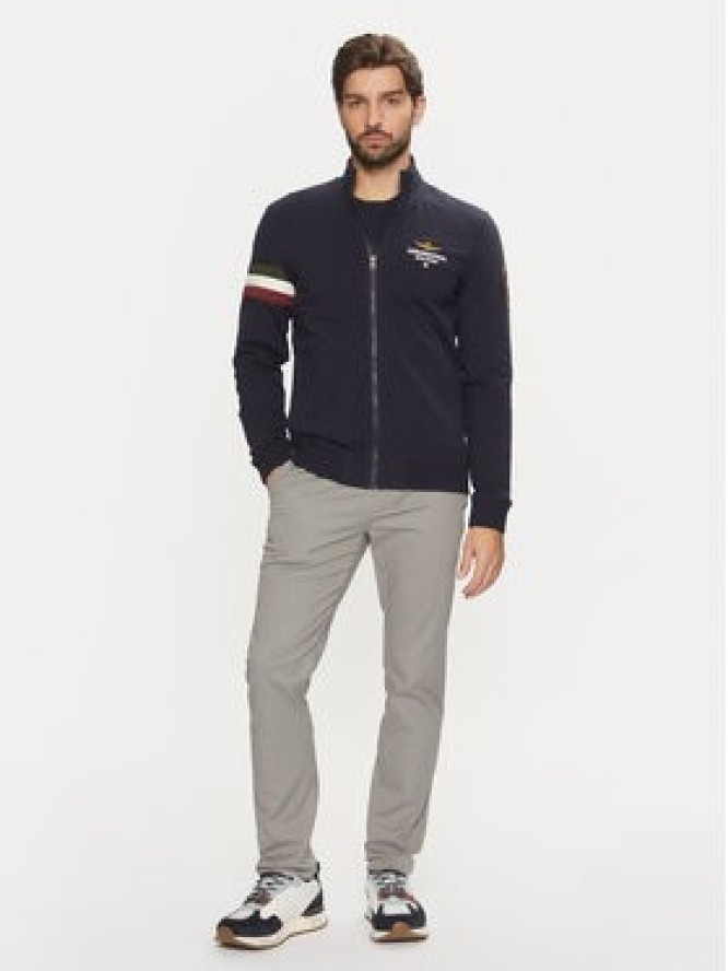 Aeronautica Militare Bluza 242FE1871F439 Granatowy Regular Fit